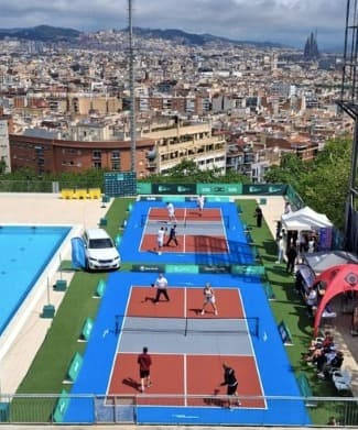 Instalación de pista de pickleball